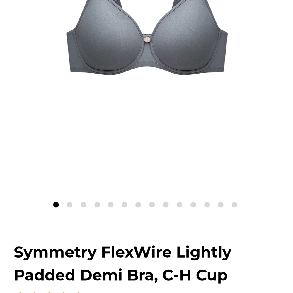 Understance Symmetry FlexWire Demi Bra - Charcoal